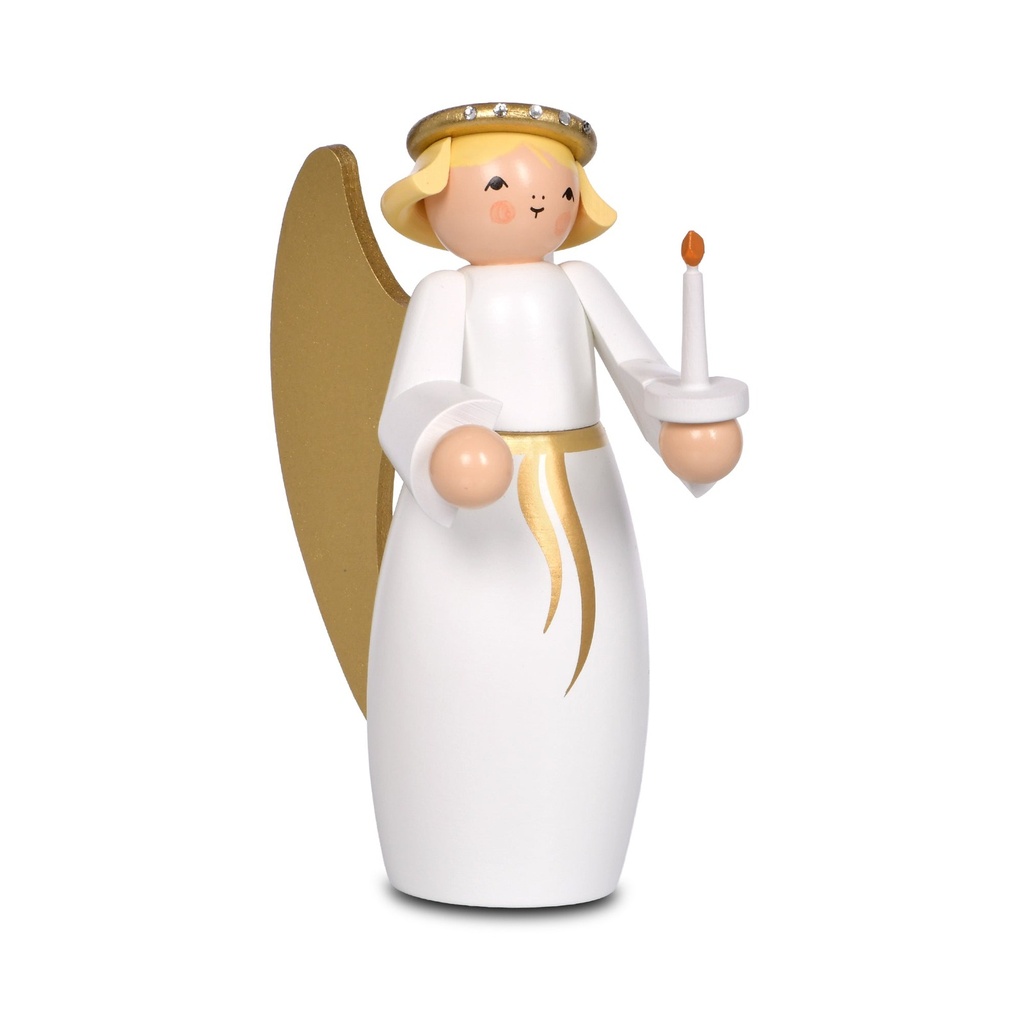 Engel mit Kerze - 10 cm