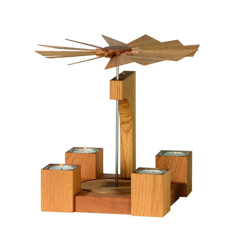 Pyramide Eiche, natur ohne Bestückung