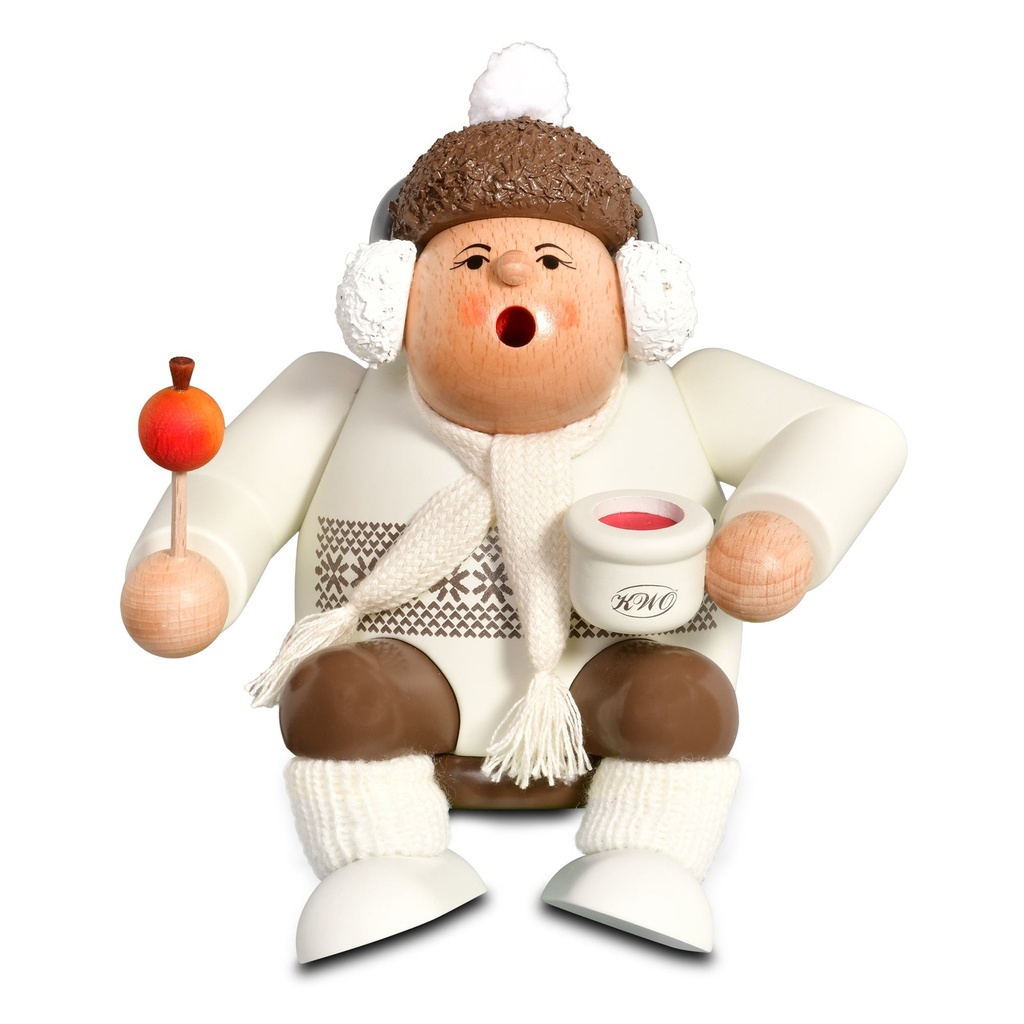 Räuchermann Weihnachtsmarktbesucherin