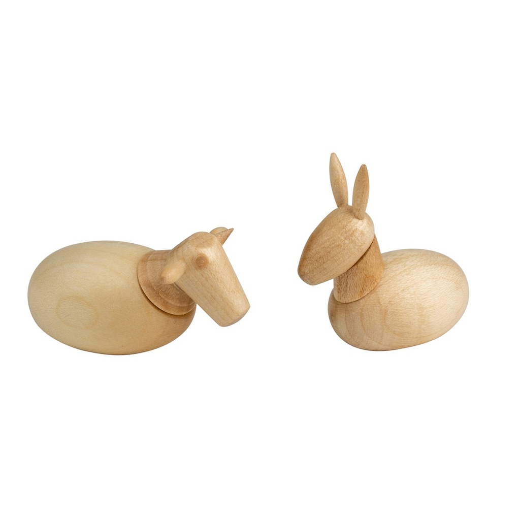 Ochse & Esel natur 3cm