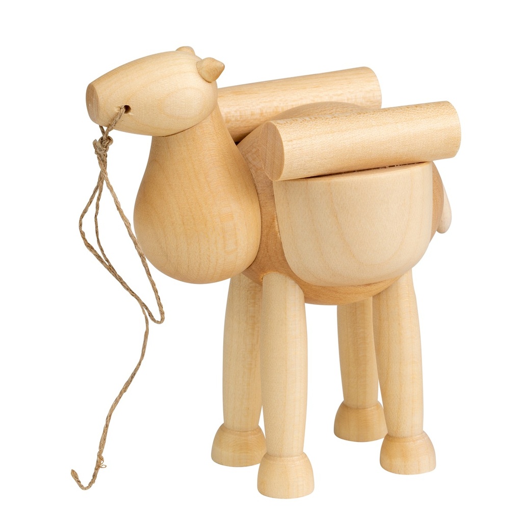 Kamel stehend natur mit Gepäck 10cm