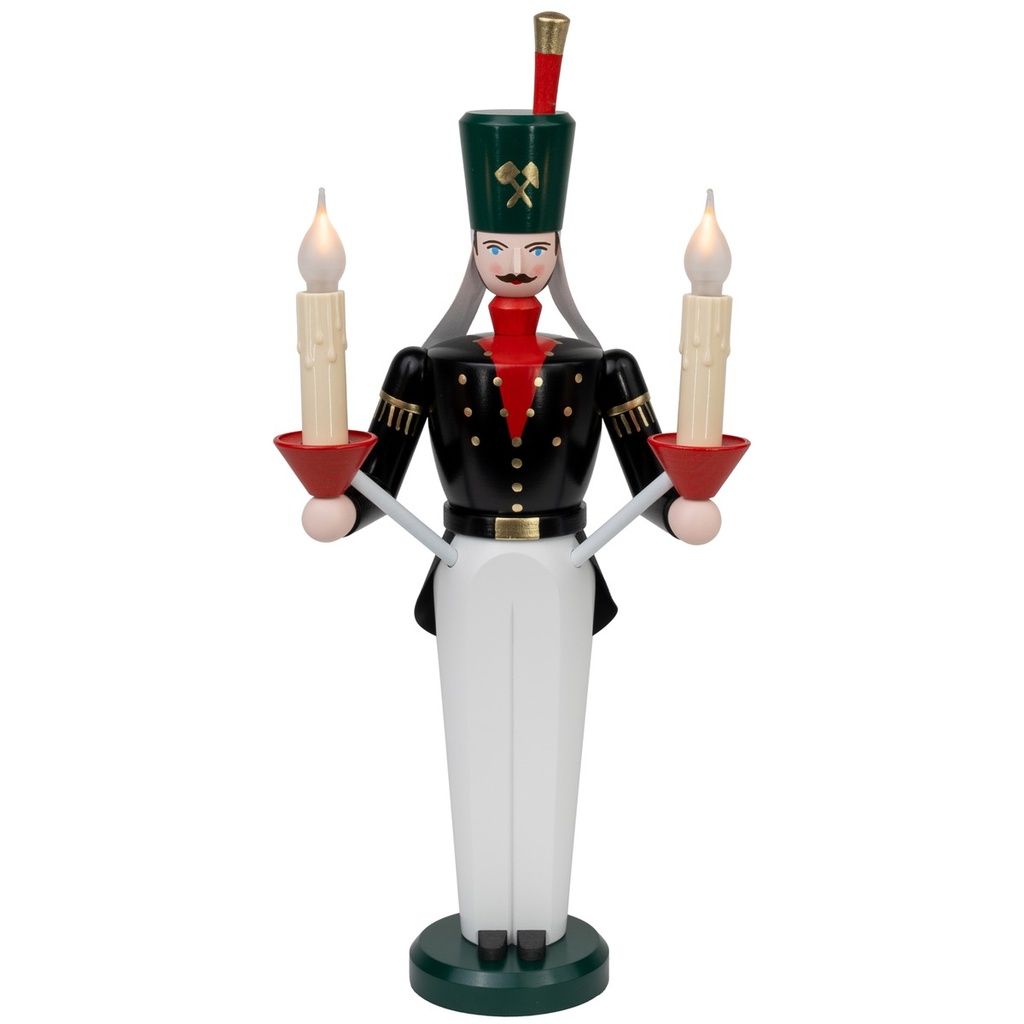 Lichterbergmann farbig elektrisch beleuchtet 36cm