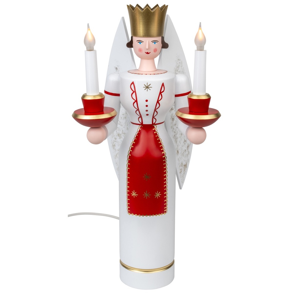 Lichterengel farbig elektrisch beleuchtet 49cm
