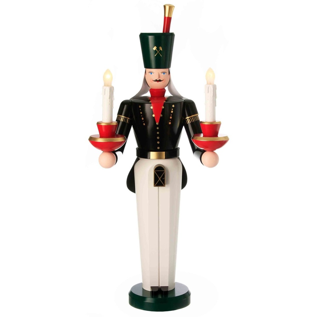 Lichterbergmann Großfigur farbig elektrisch beleuchtet 80cm
