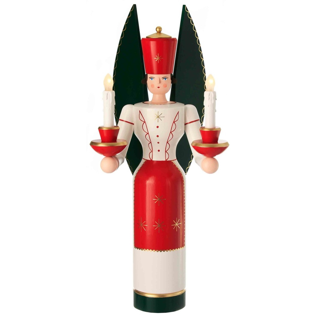 Lichterengel Großfigur farbig elektrisch beleuchtet 80cm
