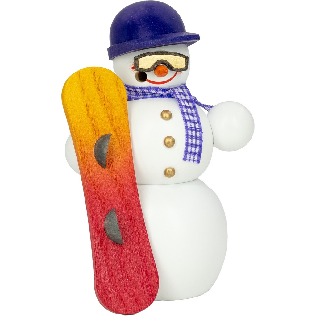 Schneemann Snowboarder