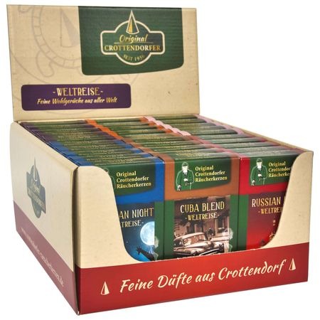 Display Weltreise 30 Packungen, sortiert