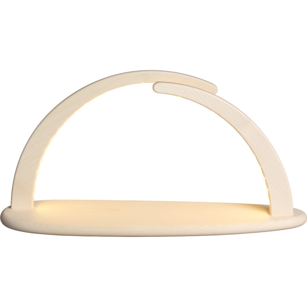 Bogen groß natur LED beleuchtet ohne Bestückung