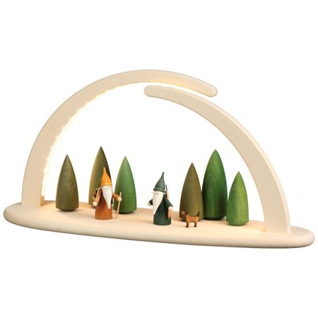 Bogen groß natur LED beleuchtet Waldszene
