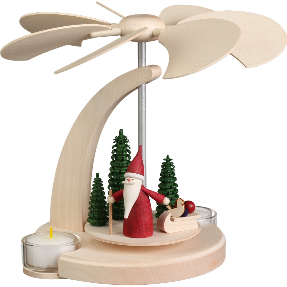 Bogenpyramide Weihnachtswichtel & Schlitten