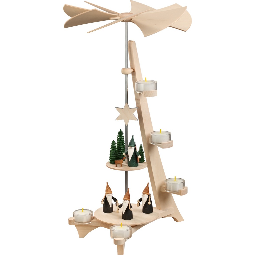 Pyramide L-Form 2 Etagen Berg- & Jägerwichtel