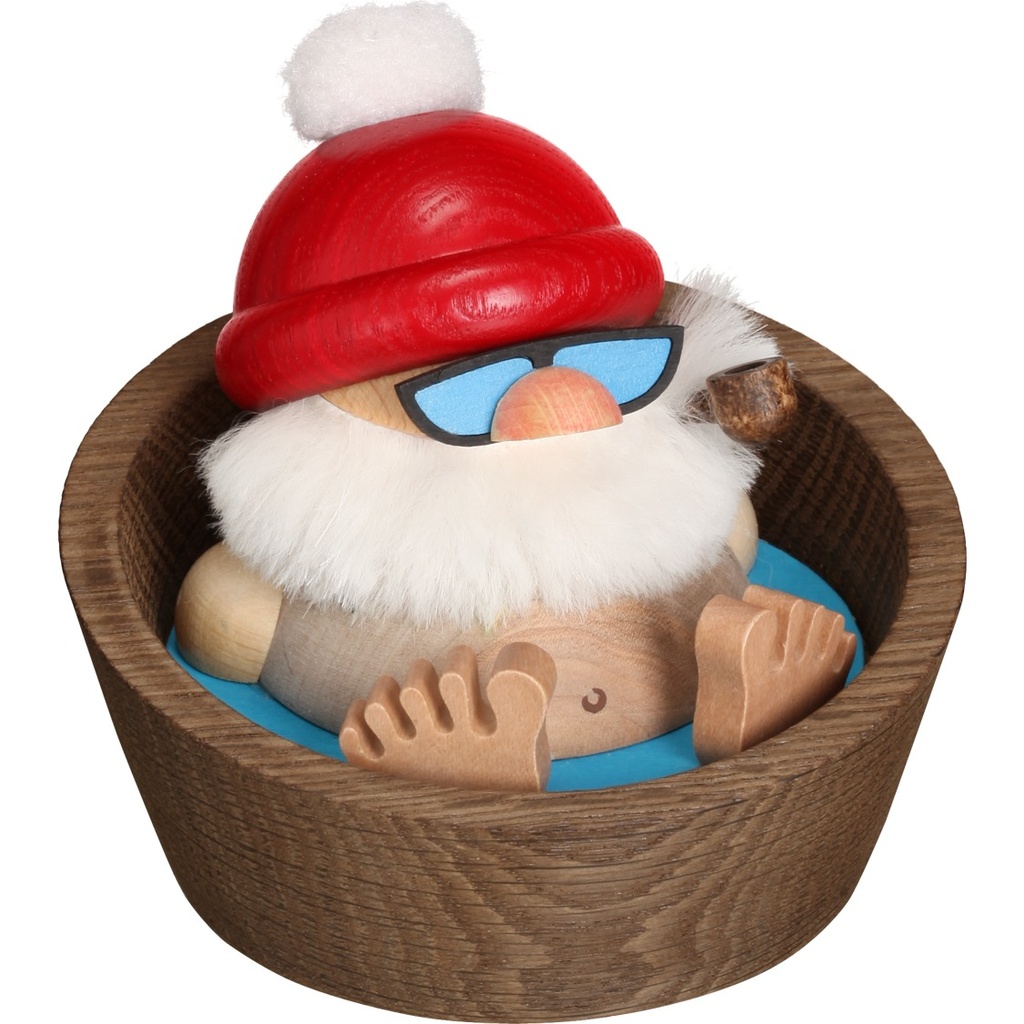 Nikolaus Karl im Pool