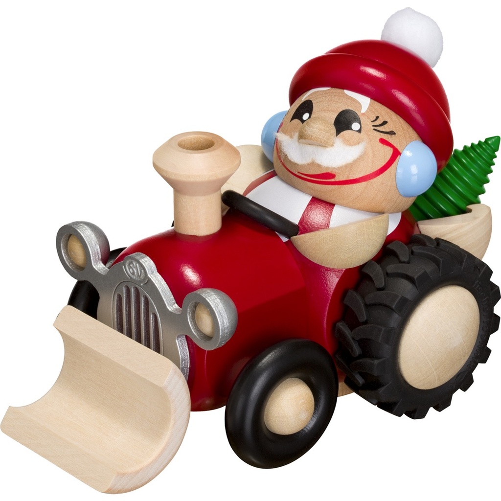 Nikolaus im Traktor