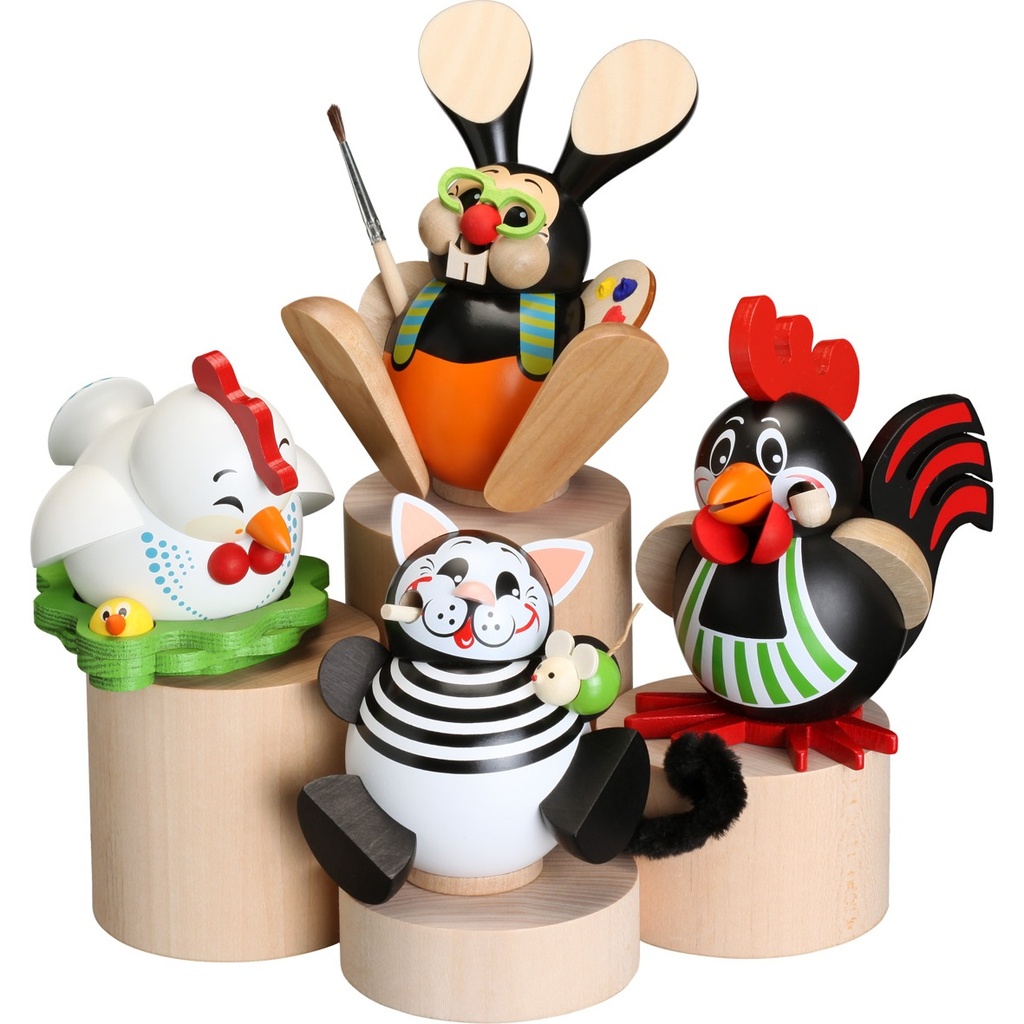 Verkaufsdisplay Säulen für 4 Figuren
