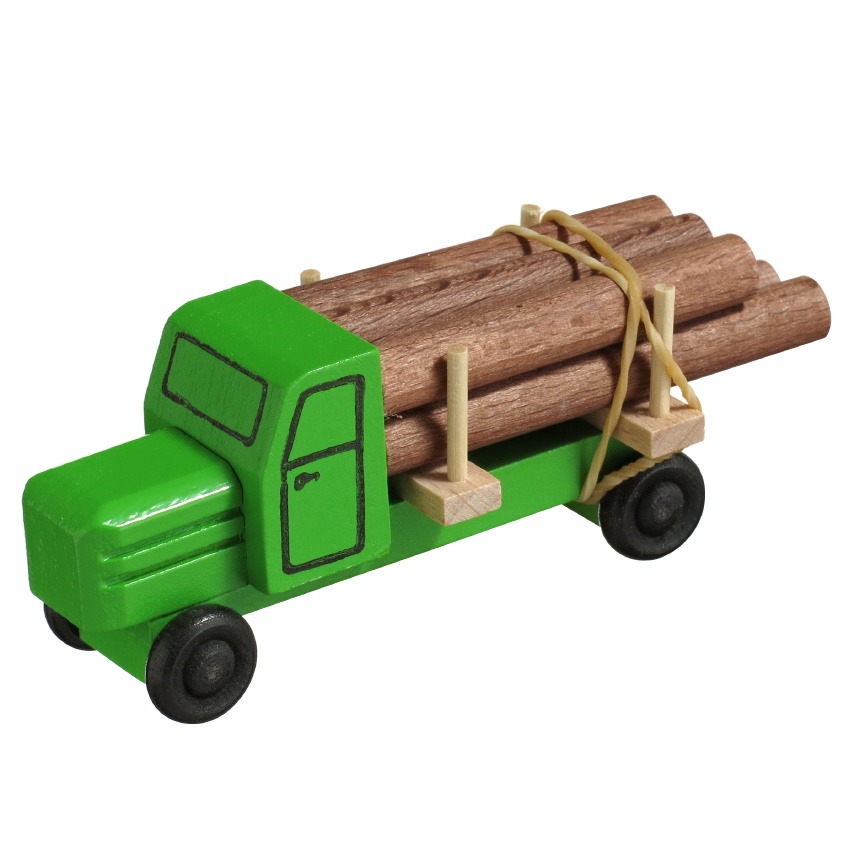 [RW 016_016_6] Miniatur LKW mit Haube, Rundholztransport