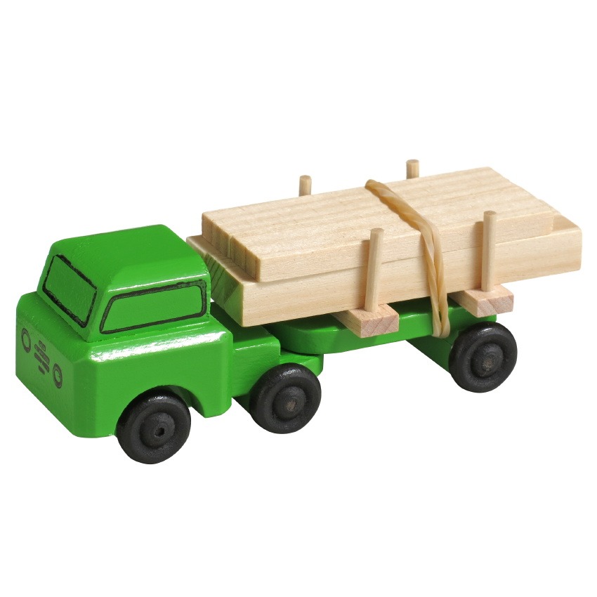 [RW 016_018_6] Miniatur LKW, Schnittholz