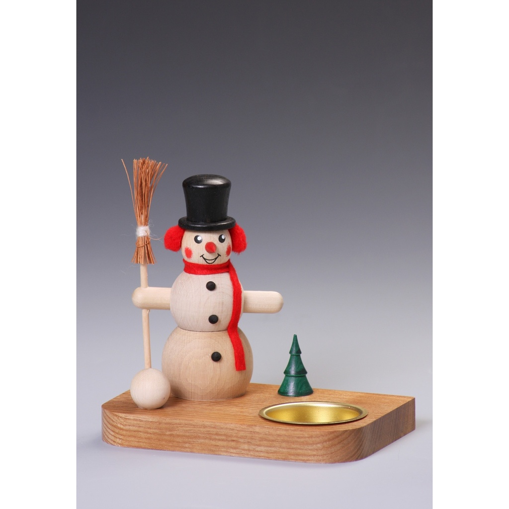 Teelichthalter Schneemann