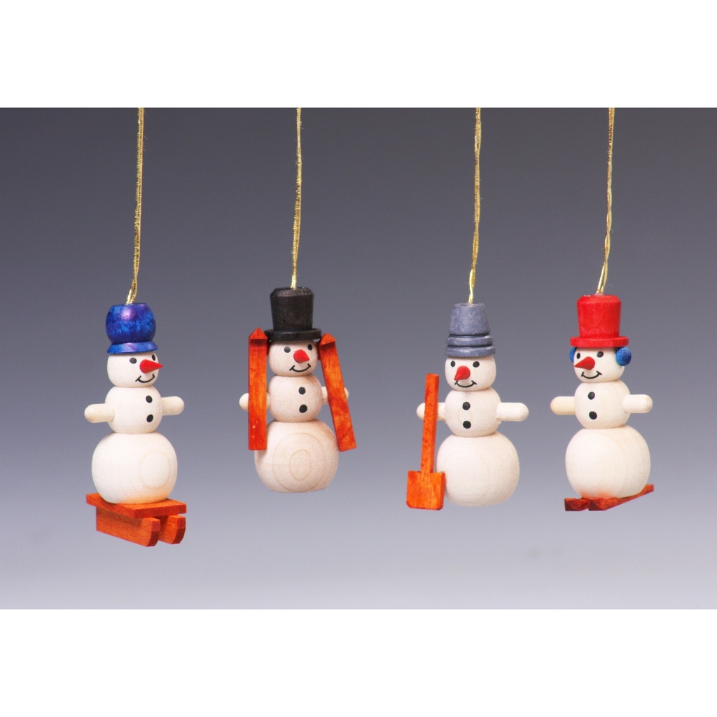 Baumbehang Schneemannquartett