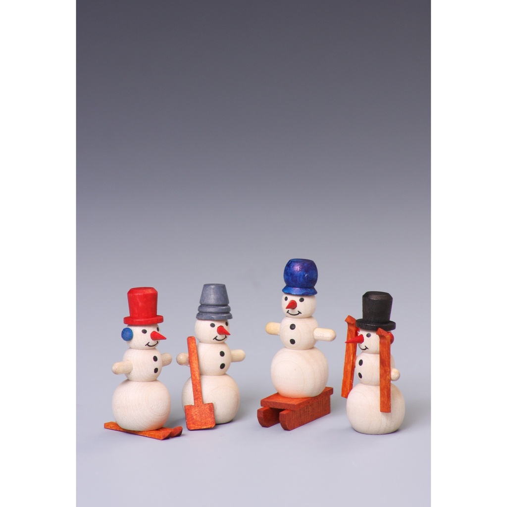 Schneemannquartett, stehend