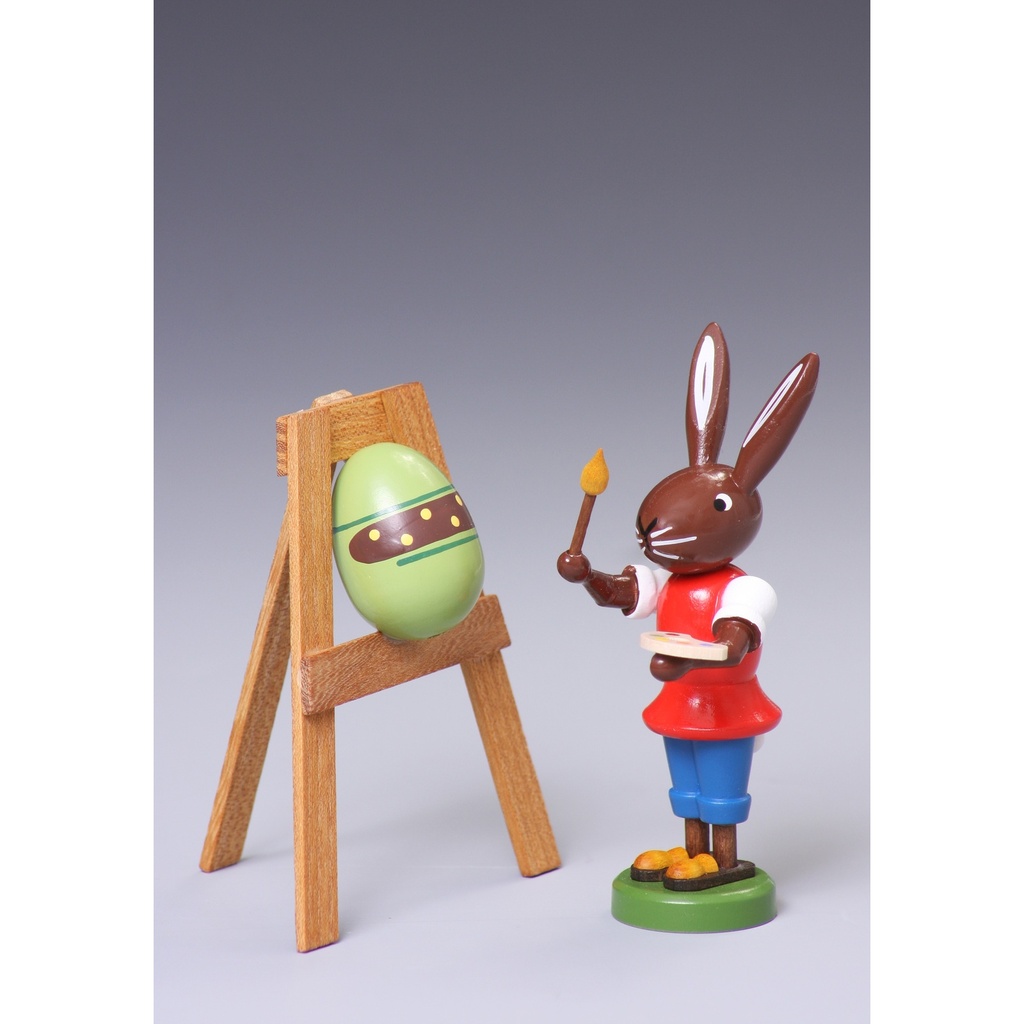 Hase mit Staffelei