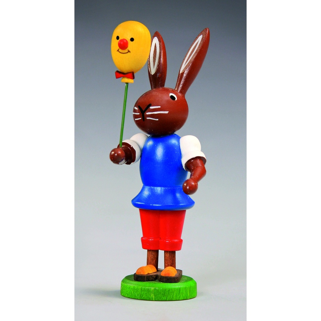 Hase mit Luftballon