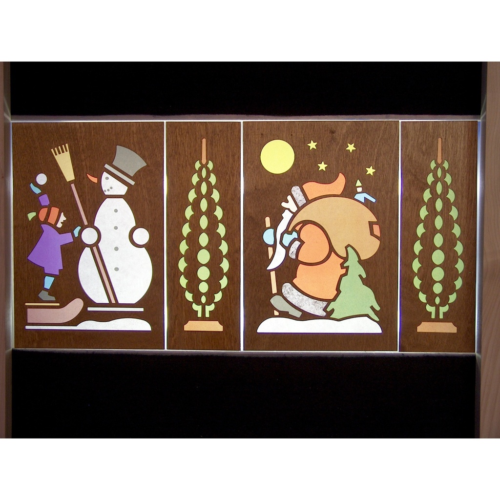 Kinderlaterne Weihnachtsmann