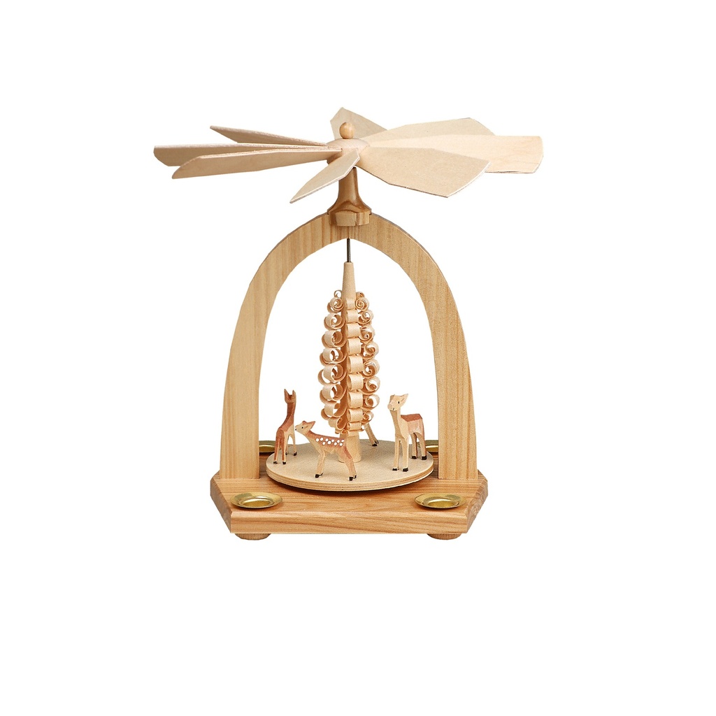 Pyramide, natur, Spanbaum und Rehe