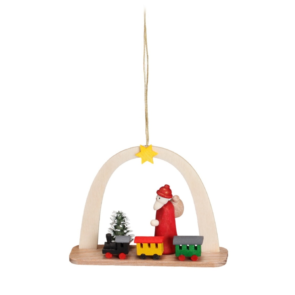 Baumbehang Weihnachtsmann mit Schlitten