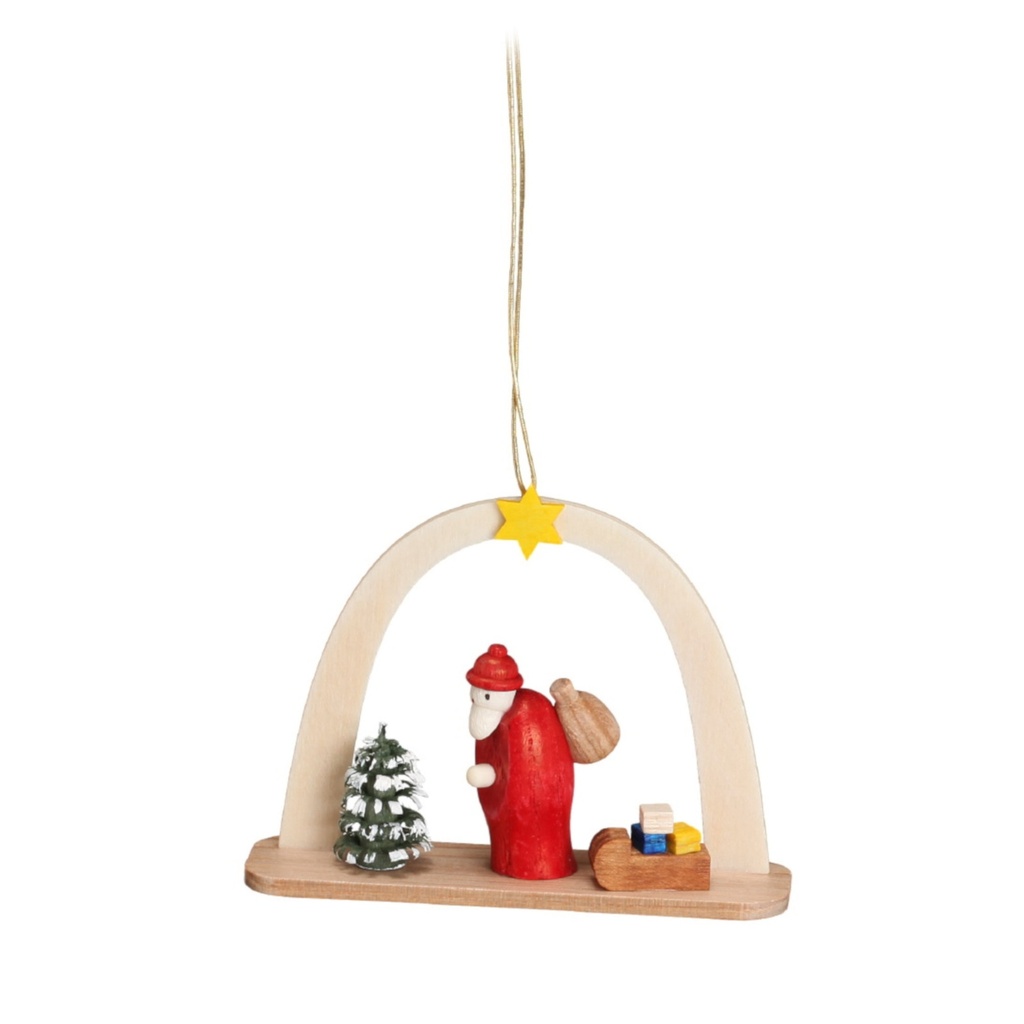 Baumbehang Weihnachtsmann mit Kind