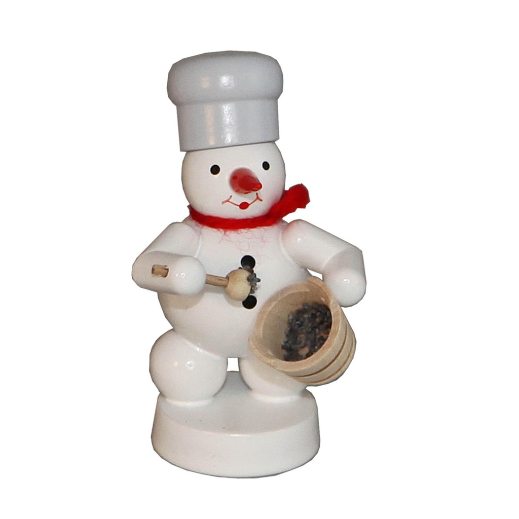 [RZ 001-200-02-3] Bäcker Schneemann mit Mohntopf und Löffel