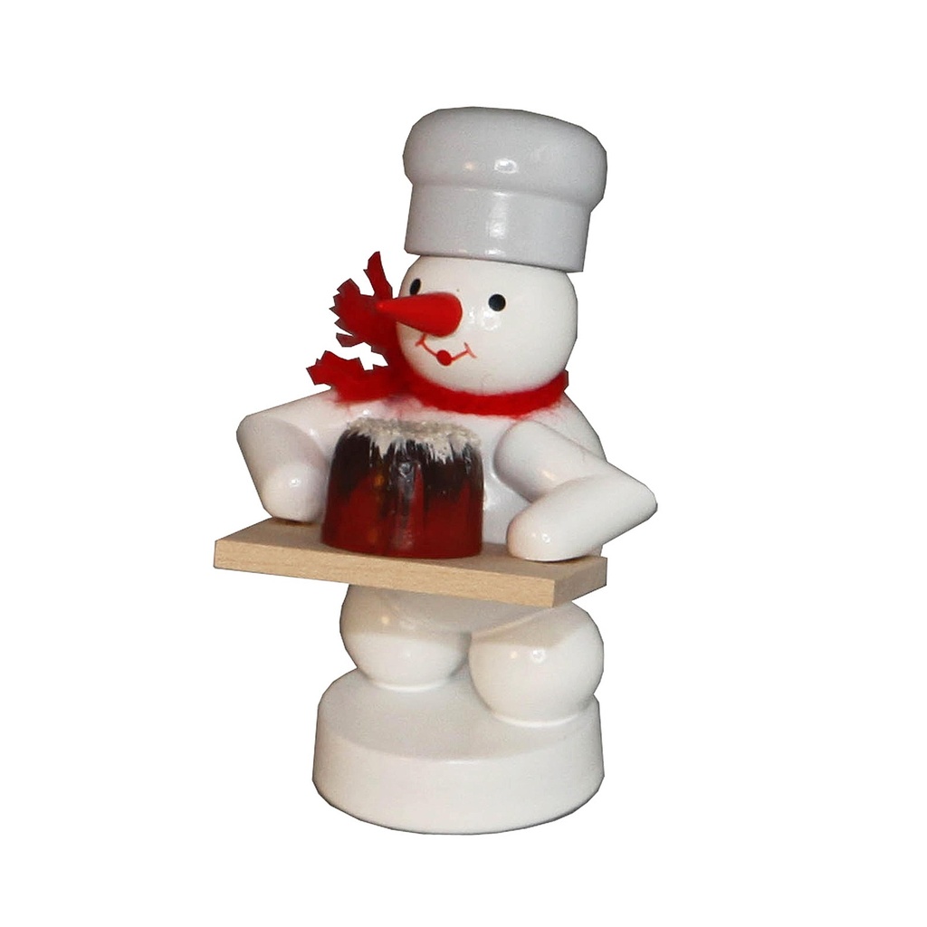 Bäcker Schneemann mit Torte
