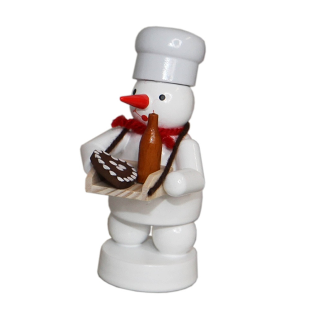 [RZ 001-200-04-4] Bäcker Schneemann mit Bauchladen