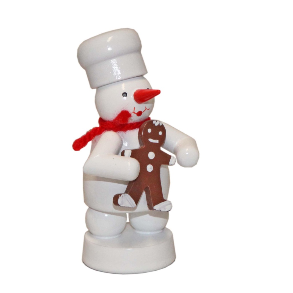 Bäcker Schneemann mit Pfefferkuchen-Mann