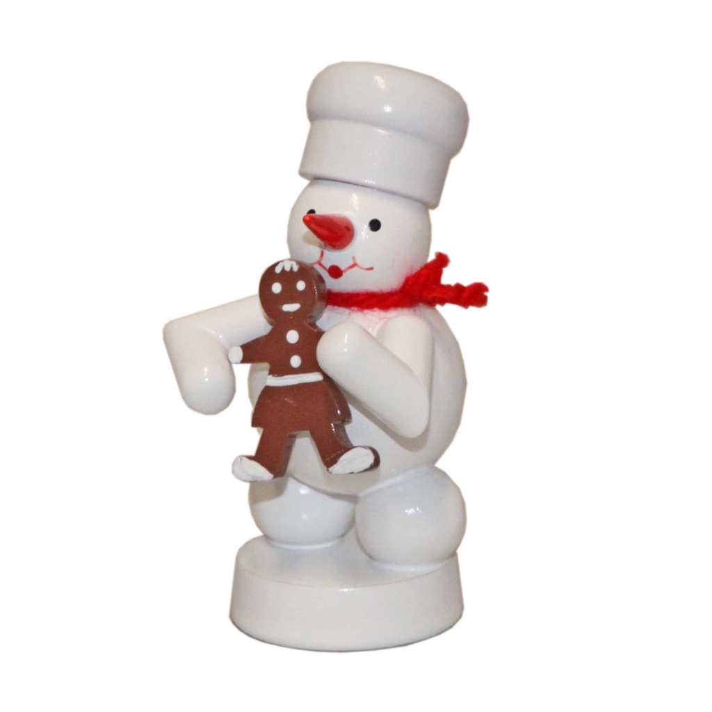 Bäcker Schneemann mit Pfefferkuchen-Frau