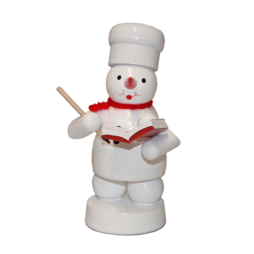 Bäcker Schneemann mit Rezepte-Buch