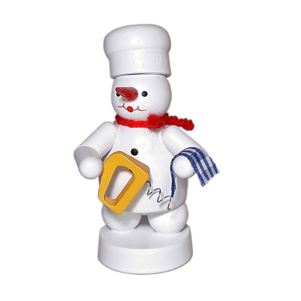 Bäcker Schneemann mit Rührgerät