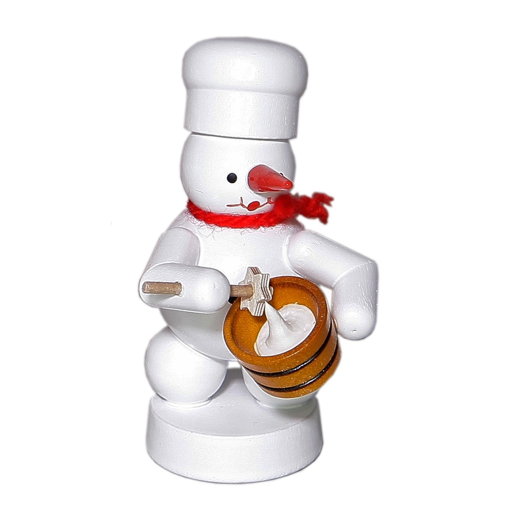 Bäcker Schneemann mit Quirl