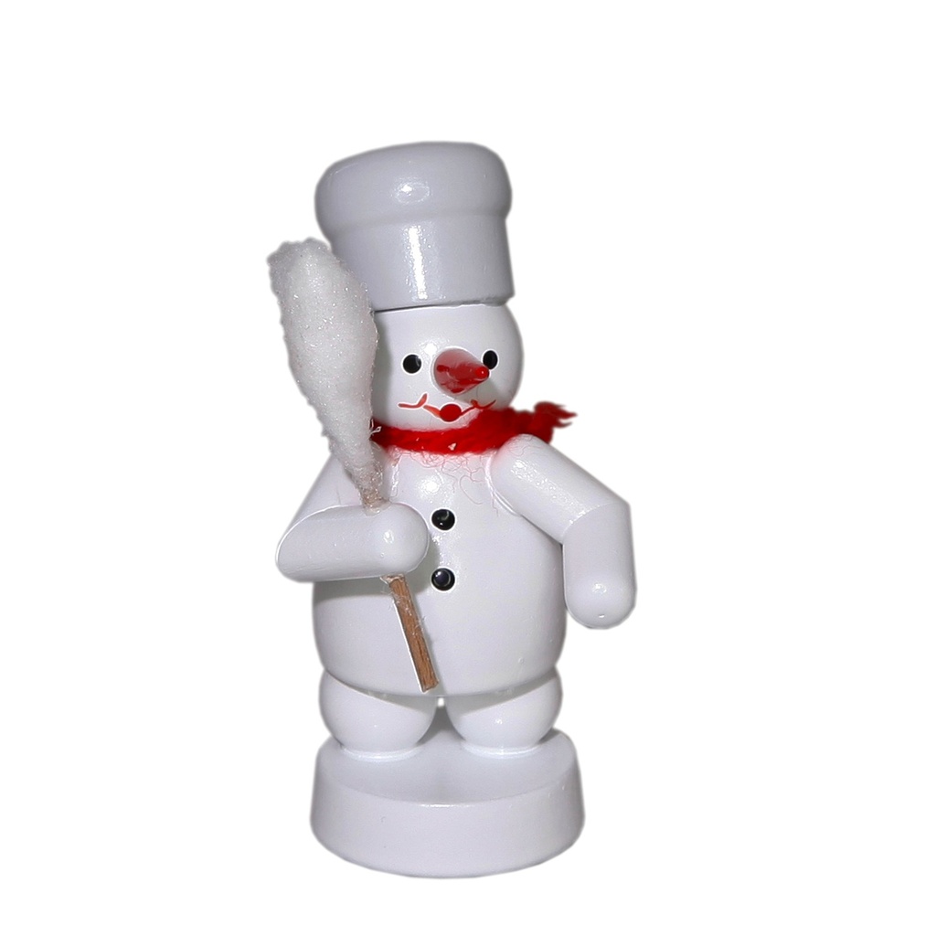 Bäcker Schneemann mit Zuckerwatte