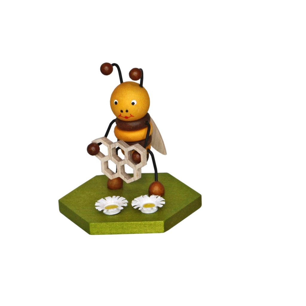 Sammelfigur Biene mit Honigwabe