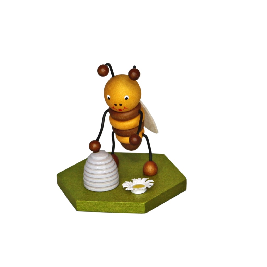 Sammelfigur Biene mit Bienenkorb