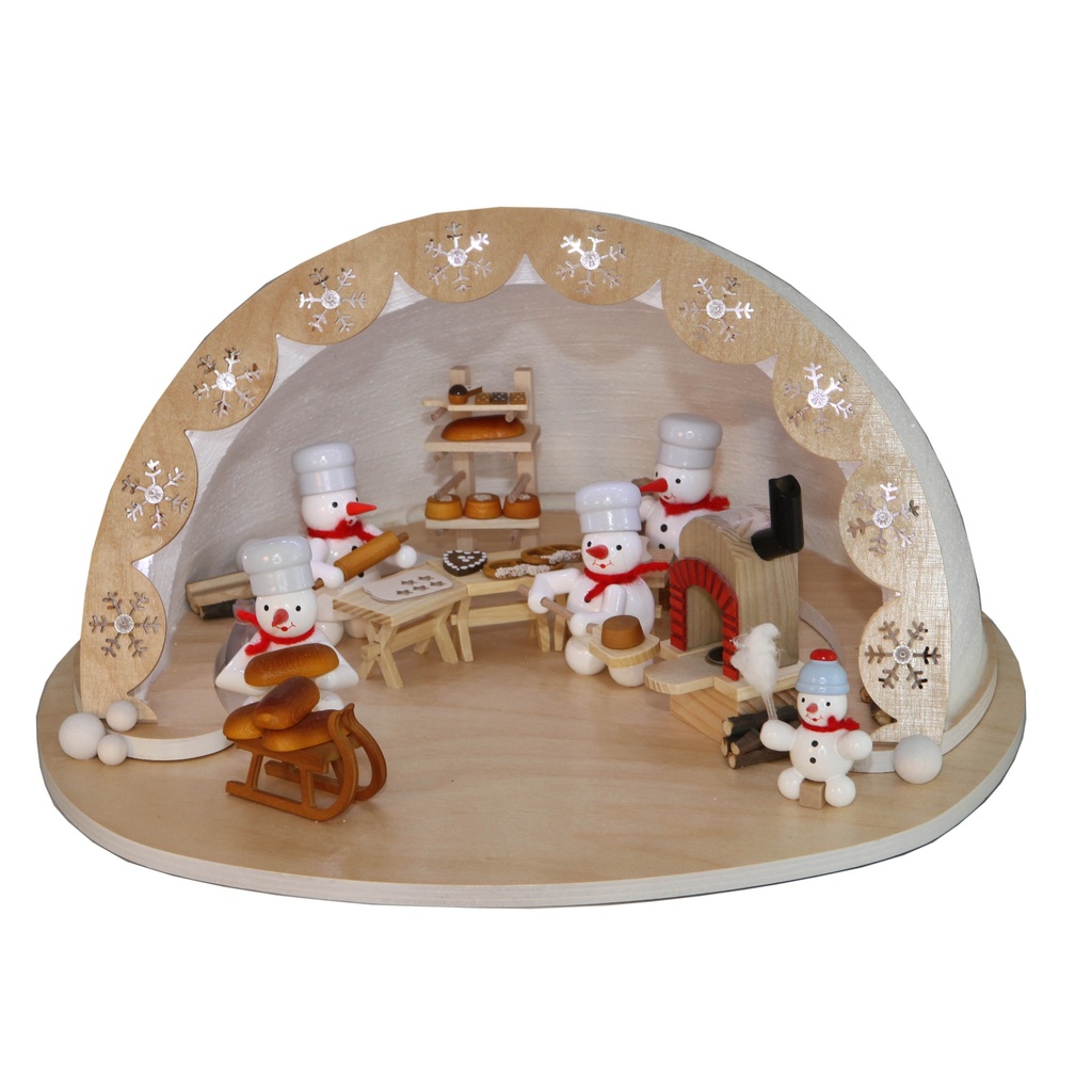 Schneemann Iglu-Backstube, LED