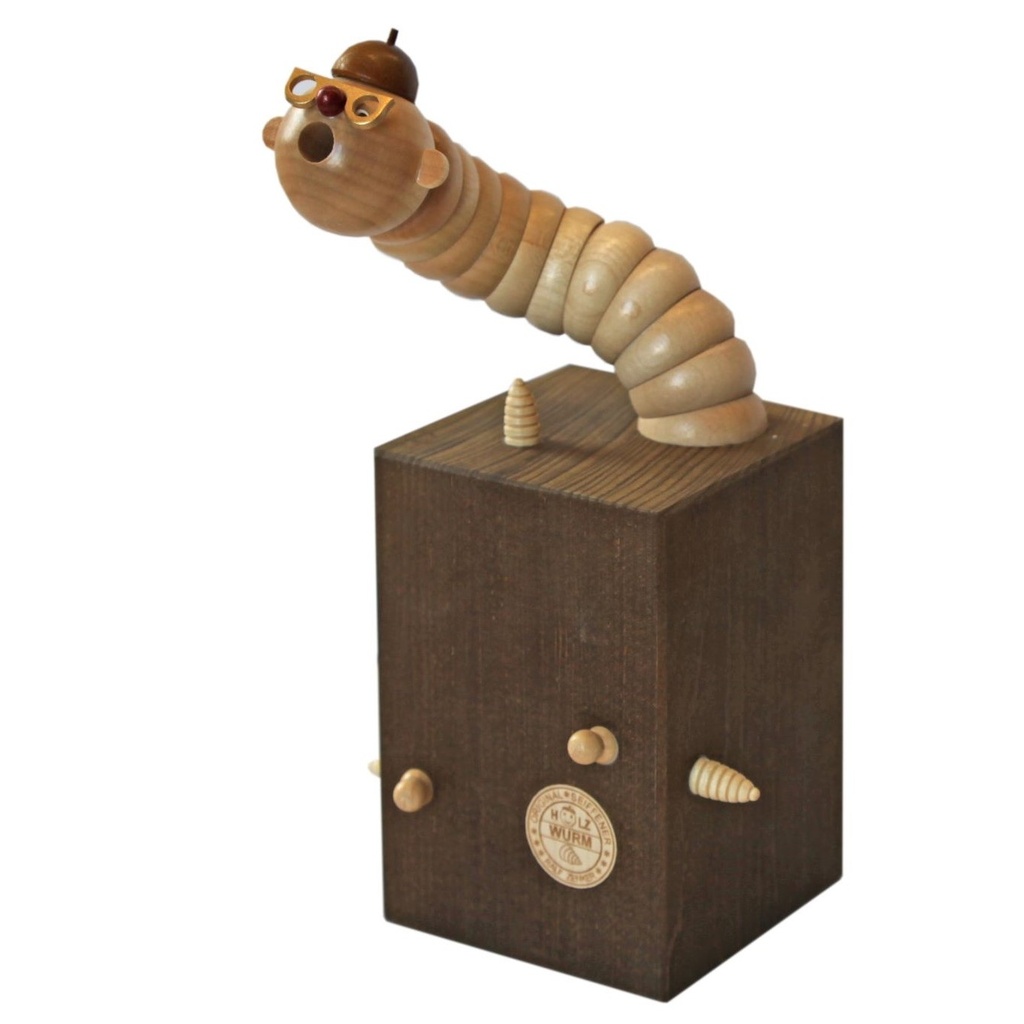 Original Seiffener Holzwurm