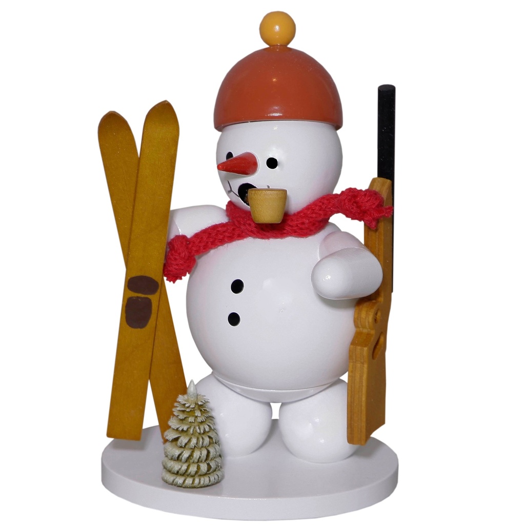Räuchermann Schneemann Biathlon
