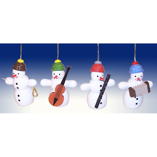 Schneemannquartett, zum Hängen