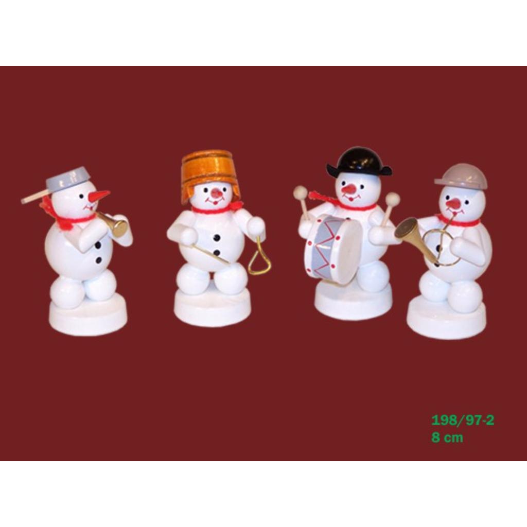 Schneemannkapelle, 4 Figuren Tuba, Fanfare, Triangel, Pauke