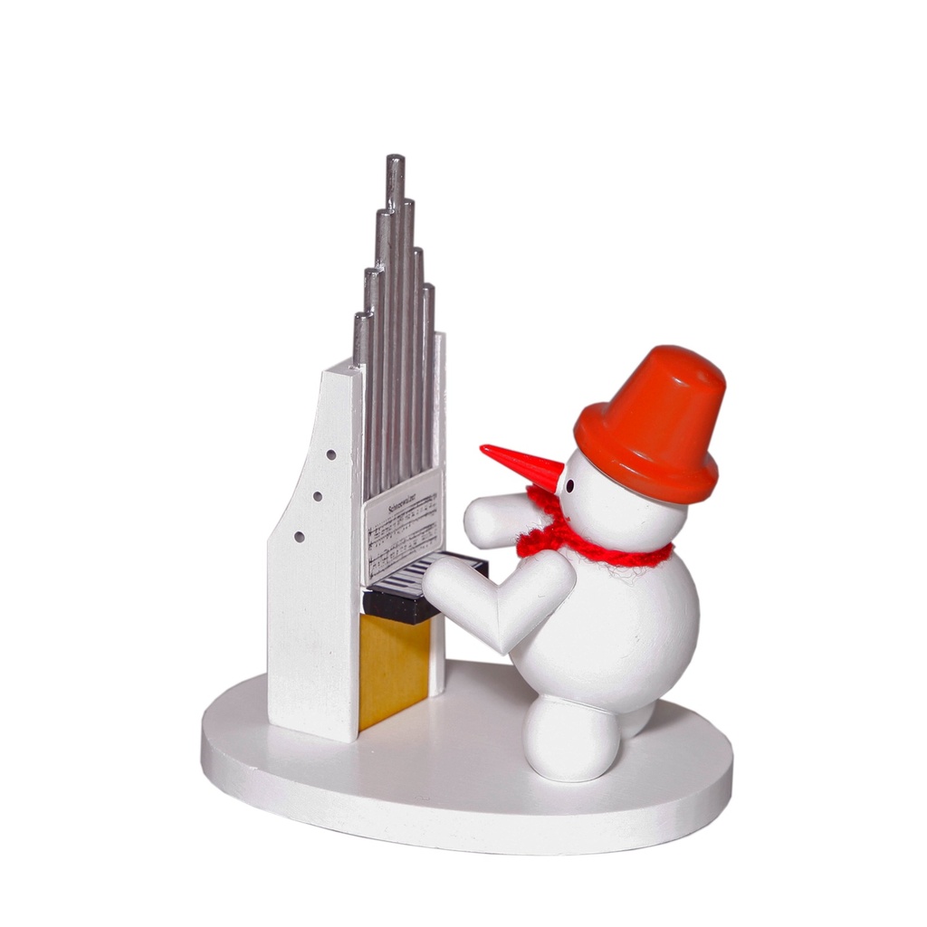 Schneemann mit Orgel