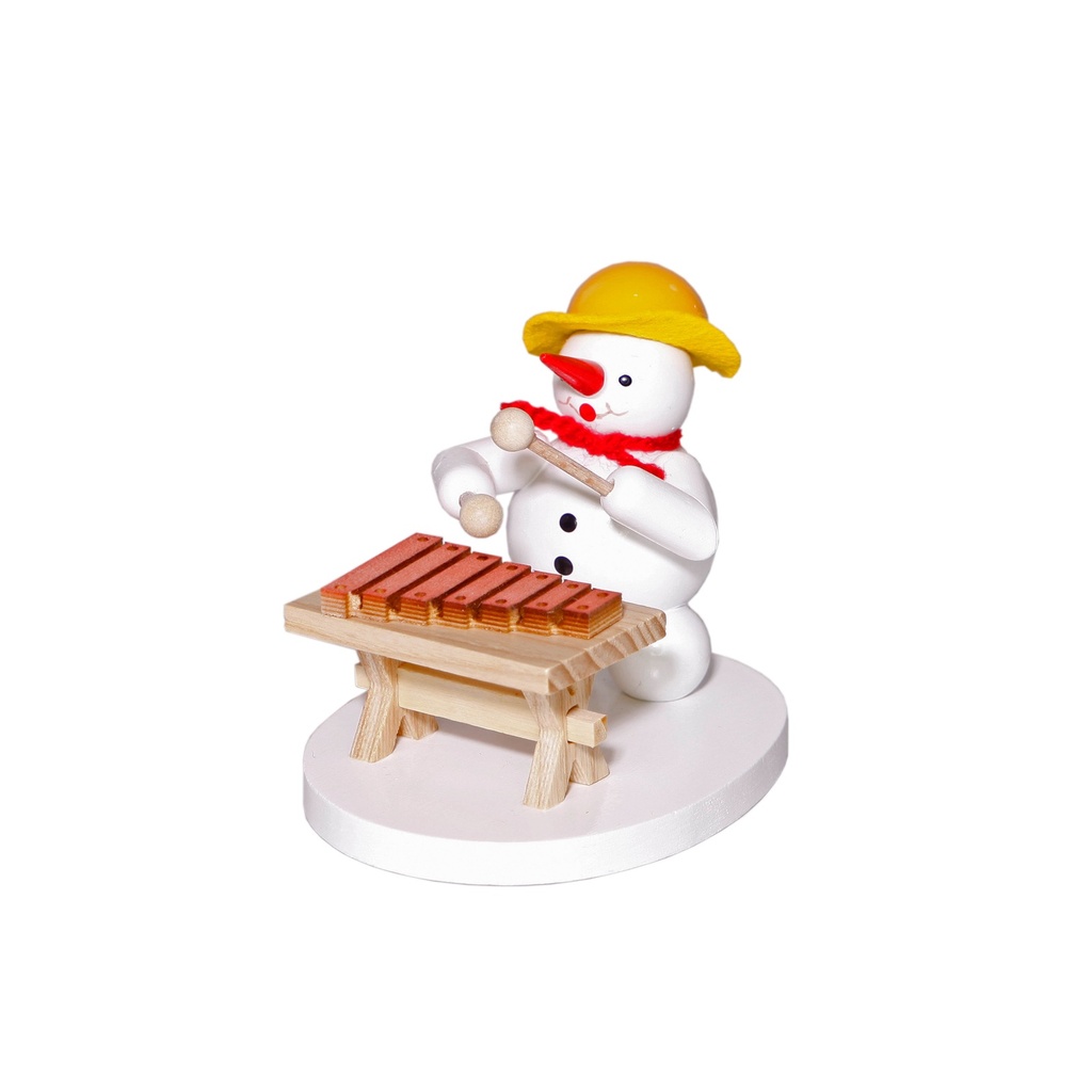 Schneemann mit Tischxylophon