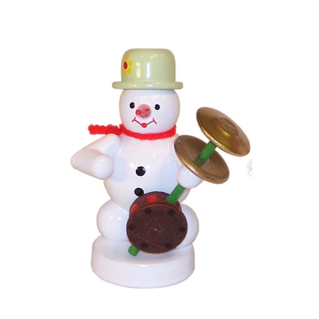 Schneemann Musikant mit Stampfgeige