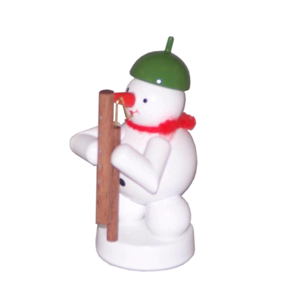 Schneemann Musikant mit Fagott