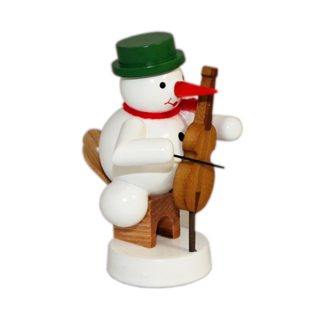 Schneemannmusikant Cello